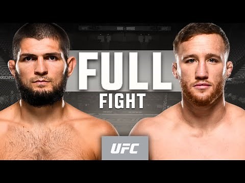 Khabib Nurmagomedov vs Justin Gaethje | Full Fight | UFC Classics