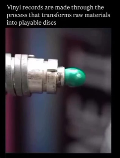 knowledge | Vinyl records are made from polyvinyl chloride (PVC) pellets, often mixed with additives like stabilizers and colorants. The pellets are... | Instagram