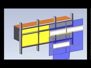 Hicad Tutorial #F18 Montagesimulation Fassade