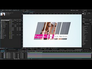 After Effects 2015 Split & Slide Mask Tutorial | Sliding Intro Presentation