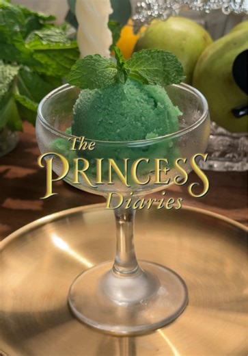 Delicious Pear and Mint Sorbet from The Princess Diaries