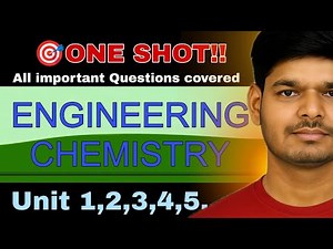 Engineering Chemistry One Shot 😱 | Complete Unit 1 to 5 | First Year Engineering Exam Preparation