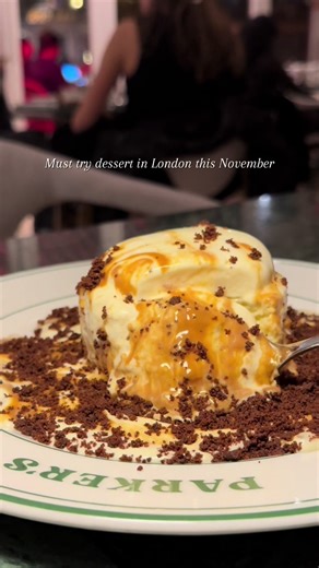 Delicious Pull Me Dessert at Parkers in London
