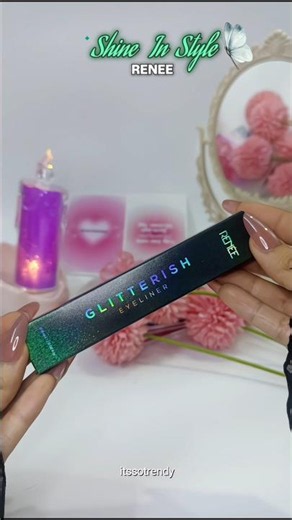 Renee Glitterish Eyeliner #fyp #eyeliner #renee #unboxing #explore #beauty #makeup #shorts