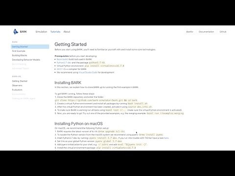 Software BARK – 2. Installation and setup