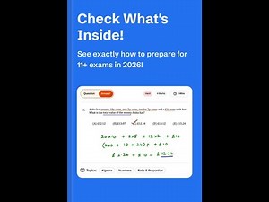 Unlock 16 Full-Length 11+ Maths GL Practice Papers & 800+ MCQs | Get 95% Success Rate!