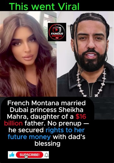 French Montana marries Dubai princess, no prenup, secures future billions #viralvideo #newshorts