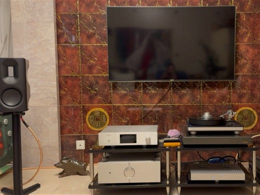 新换了音箱，应该是替换掉了kef reference1 meta