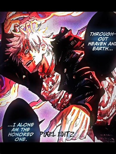 🌟 **"I ALONE AM THE HONORED ONE"👑 – Gojo Satoru | 4K Edit 🔥| #anime #edit #jujutsukaisen #shorts