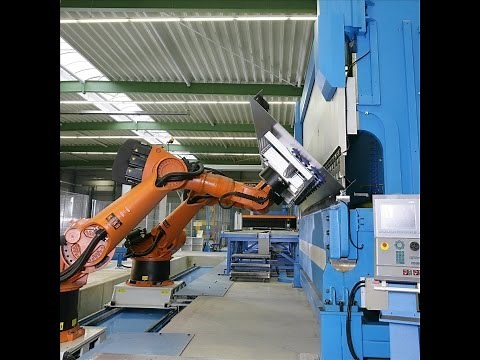 Automatic bending of Sheet Metal with Folding Metal Sheets (Press Brake Bending)