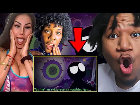 Stickman vs Eye of Cthulhu - Terraria Animation (REACTION)