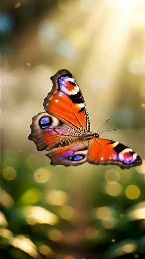 Cinematic Dancing Butterfly | Magical Nature Animation in 4K