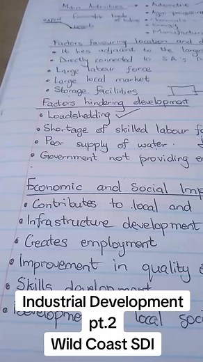 Understanding Industrial Development and SDI in Geography