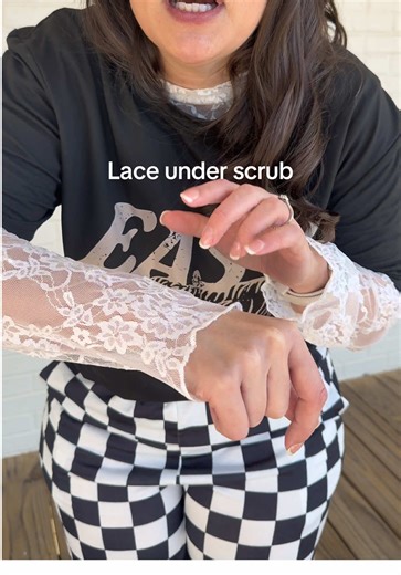 Lace and Mesh Undershirt: Your New Layering Essential