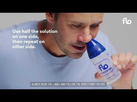 How to use a FLO sinus wash