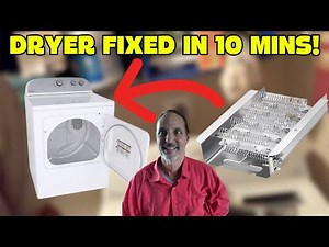 Dryer Not Heating? Replace the Heating Element Step-by-Step