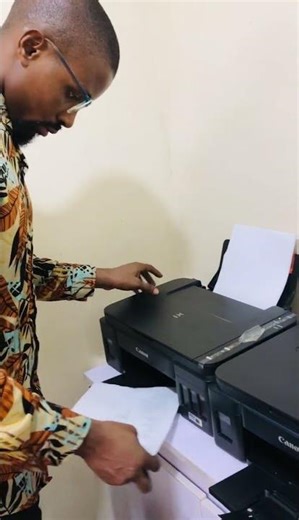 Just printing the printer’s network configuration page.