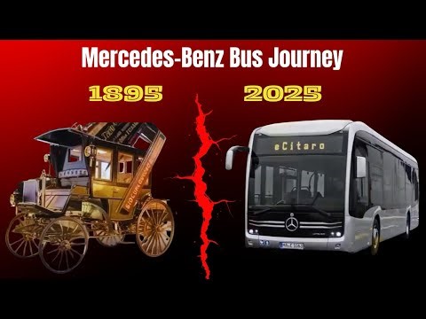 The Evolution of Mercedes-Benz Buses (1895–2025) | History & Innovation