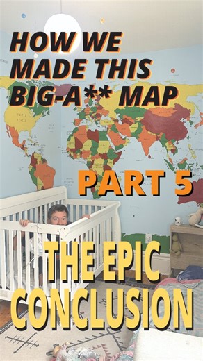 Xave Ruth | Which countries count as countries? And how do you decide which ones to include on your own world map mural that you paint yourself, on... | Instagram