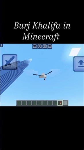 Burj Khalifa in Minecraft #burjkhalifa #dubai #minecraft