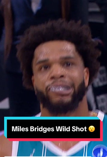 Miles Bridges Makes Incredible Shot #NBA