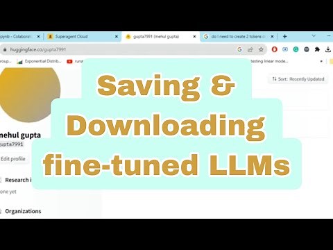 Saving and downloading fine-tuned models from HuggingFace Hub