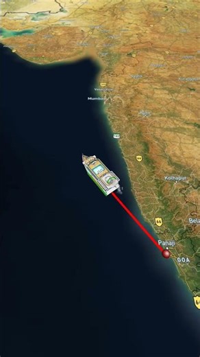 Goa to Bet Dwarka by Sea 🌊🚢 Ultimate Coastal Journey #shorts#viral