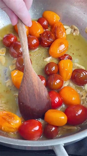 Burst Tomato & Corn Summer Pasta