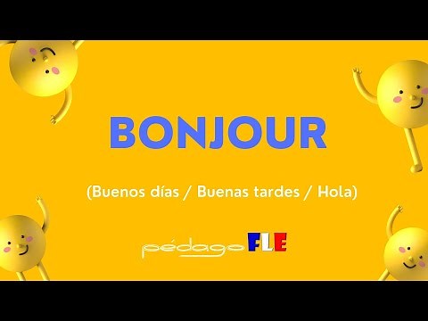 Palabras en FRANCES para NIÑOS - PédagoFLE facil y rapido