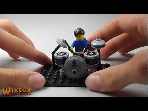 LEGO TUTORIAL | How To Build a Drum set