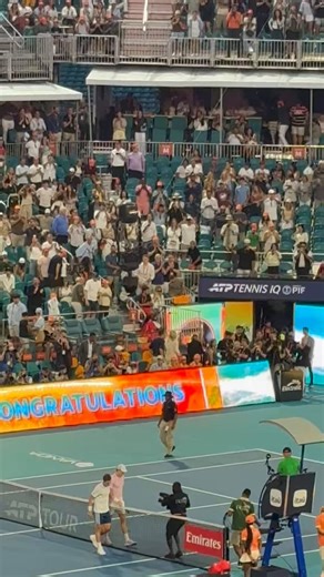 JANNIK SINNER THE GIANT 🏆The 🇮🇹 just won Paris, ATP Finals, Indian Wells, and Miami ALL without dropping a set!Defeats Jiri Lehecka 6-4 6-4 in 92 minutes today10 Aces33/36 1st serve points wonJust too good on the serve, return, forehand, backhand, & movement13th Big🏆