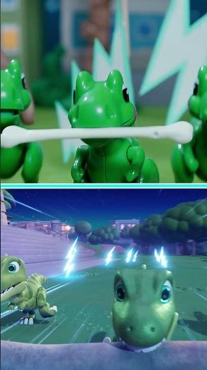 🦖💥 Robot Dinosaur Chase! Can You Escape? 🤖⚡ #actionpack #fun #superhero