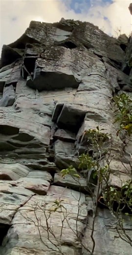 Big Pinnacle from on the Pilot Knob Trail at Pilot Mountain State Park