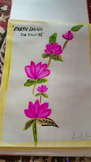 free hand painting 💗