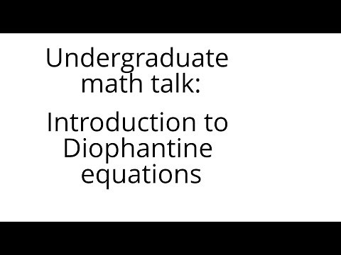 Introduction to Diophantine equations