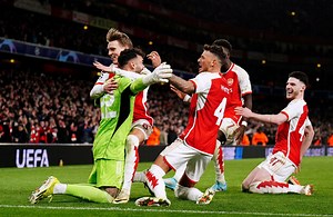 David Raya the hero as Arsenal finally see off Porto on penalties