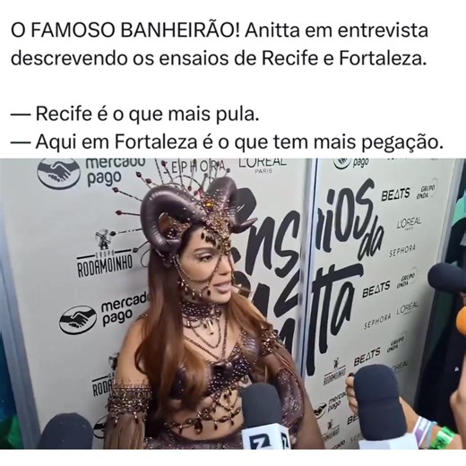 Anitta e os ensaios explosivos do banheirão