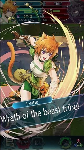 Lethe Critical Quotes - Fire Emblem Heroes #Shorts #Nintendo #FireEmblem