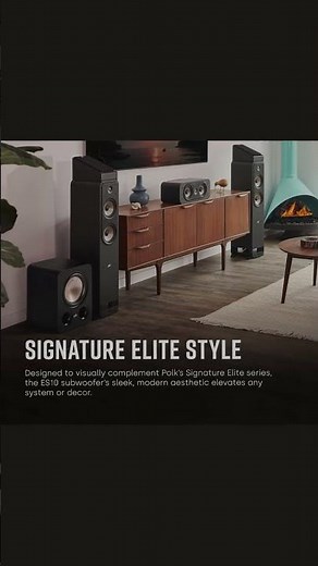 Polk Audio Signature Elite ES10 Powered Subwoofer !