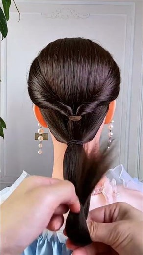 #Hairstyles that even clumsy people can learn #simple and beautiful hairstyle tutorial #shortvideo
