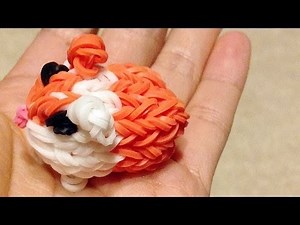 How to Make Rainbow Loom Guinea Pig / Hamster Charm Fun Loom Crazy Loom