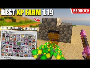 1.19 BEST XP FARM & LOOT (Fish Farm) - Minecraft Bedrock