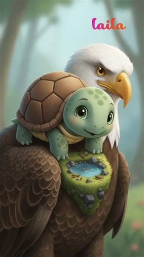 the friendship between an eagle and a turtle