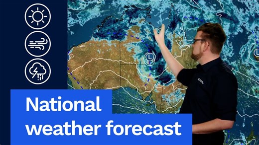 National Weather Forecast: Showers and storms across much of the country Video current: 12pm AEDT Wednesday 25 February 2026 For the latest forecasts and warnings go to our website www.bom.gov.au or the BOM Weather app. | Bureau of Meteorology