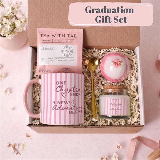 Graduation Gift Box, Graduation Gift Set for Her, Grad Gift Basket, College Graduation Gift, High School Grad Gift, Congrats Grad Gift Set - Etsy