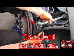 Toyota Camry tie rod end replacement.