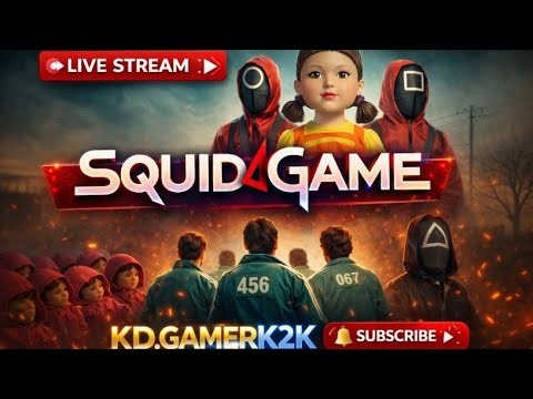 SQUID GAME LIVE — NONSTOP SURVIVAL CHALLENGE! 😱🔥 | KD.GAMERK2K