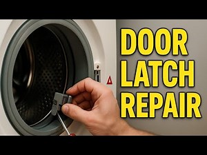 How to Fix Washing Machine Door Latch | DIY Repair - HomeFix DIY