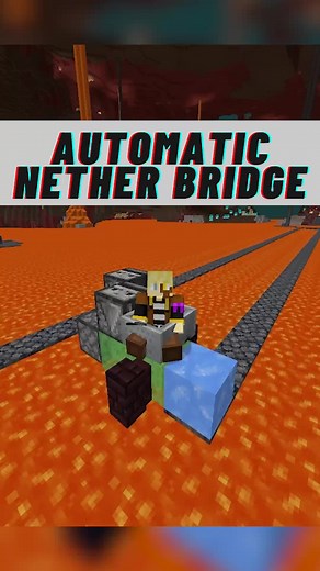 Ultimate Minecraft Nether Bridge Builder Tutorial