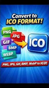 Convert PNG, JPG, WebP to ICO in Seconds 🔥 | Free ICO Converterf